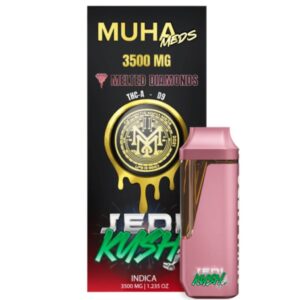 Muha Meds THCa Delta-9 THC Melted Diamonds Disposable Vape 3.5g
